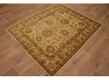 Hand-knotted Oriental carpet Ziegler virgin wool 184x154 cm