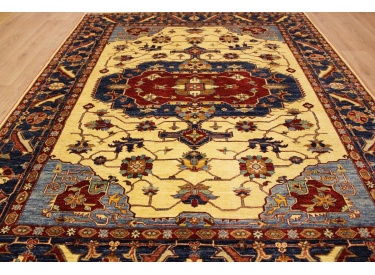 Oriental carpet Kazak virgin wool 283x266 cm Beige