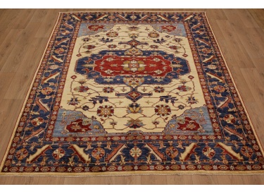 Oriental carpet Kazak virgin wool 283x266 cm Beige